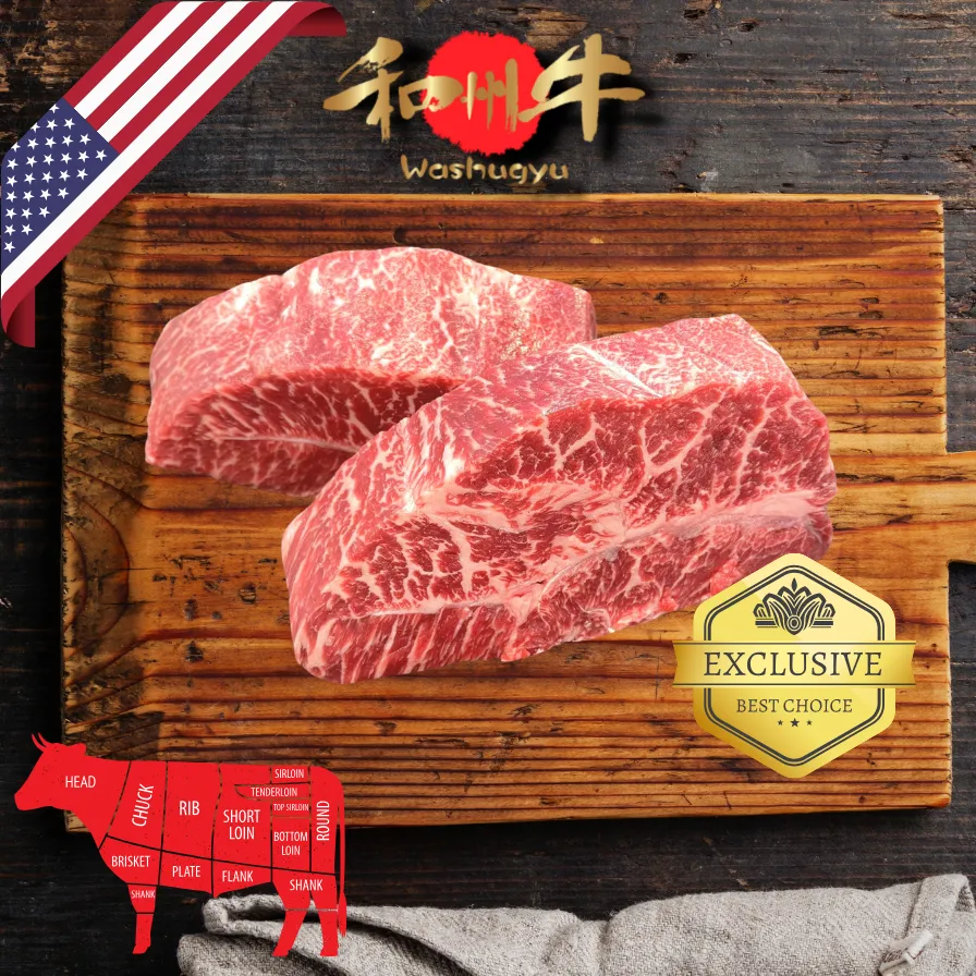 和州牛 特上ミスジ Washugyu Oyster Blade "MISUJI" / Steak portioned (200g) / US / ALL NATURAL / Wagyu / SUPER PRIME BEEF 10 