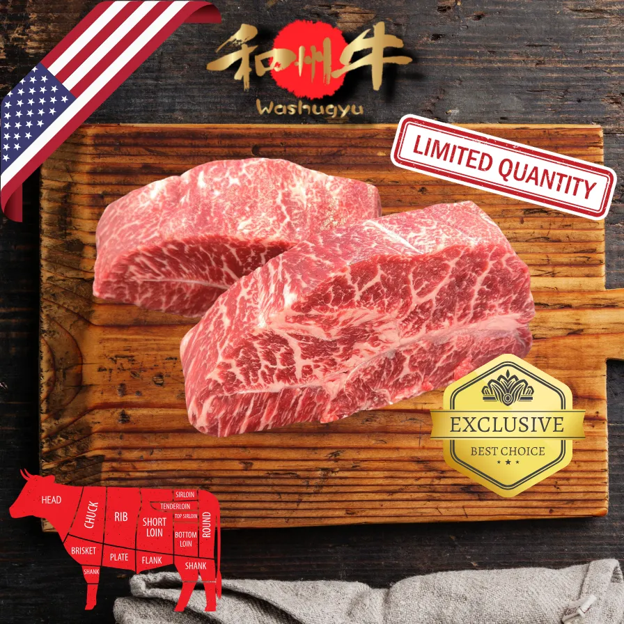 和州牛 特上ミスジ Washugyu Oyster Blade "MISUJI" / Steak portioned (200g) / US / ALL NATURAL / Wagyu / SUPER PRIME BEEF 10 