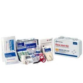 10 Person Bulk Metal First Aid Kit, ANSI Compliant - W-90755