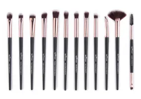 12 eye shadow brush nose shadow high light repair capacity shadow eyebrow brush portable novice makeup brush set