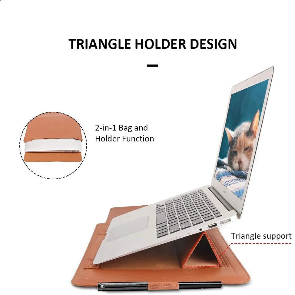 13" & 15" Inch Laptop Sleeve Bag with Stand Function