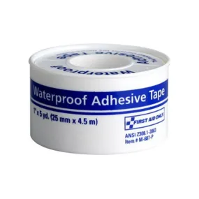 1"X5 Yd. Waterproof First Aid Tape - W-M687-P