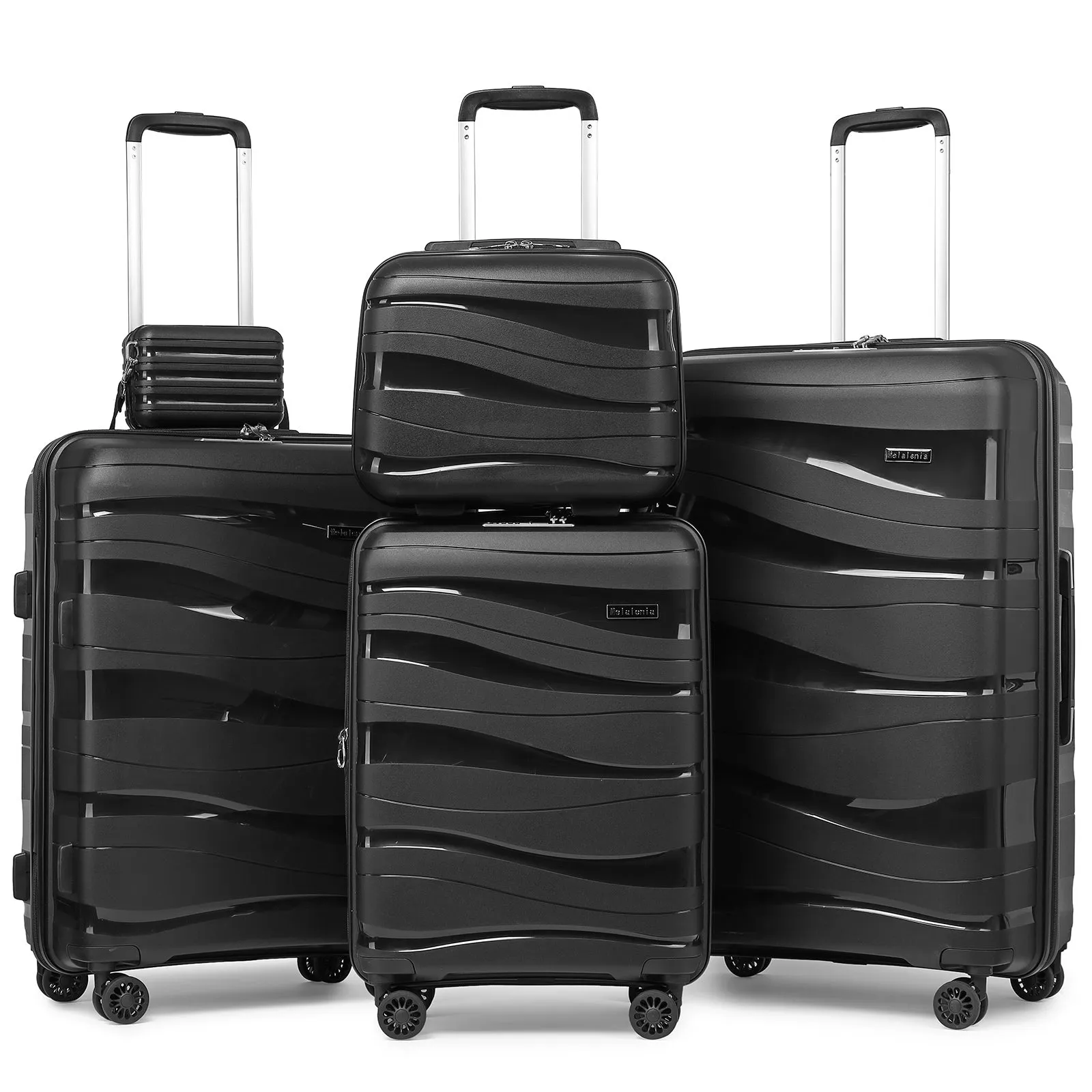 5 Pieces Set Luggage Set Expandable Hard Shell Luggage Set 1906