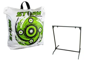 9 Target and Deer Vitals Archery Target & 30 Inch Bag Practice Target Stand