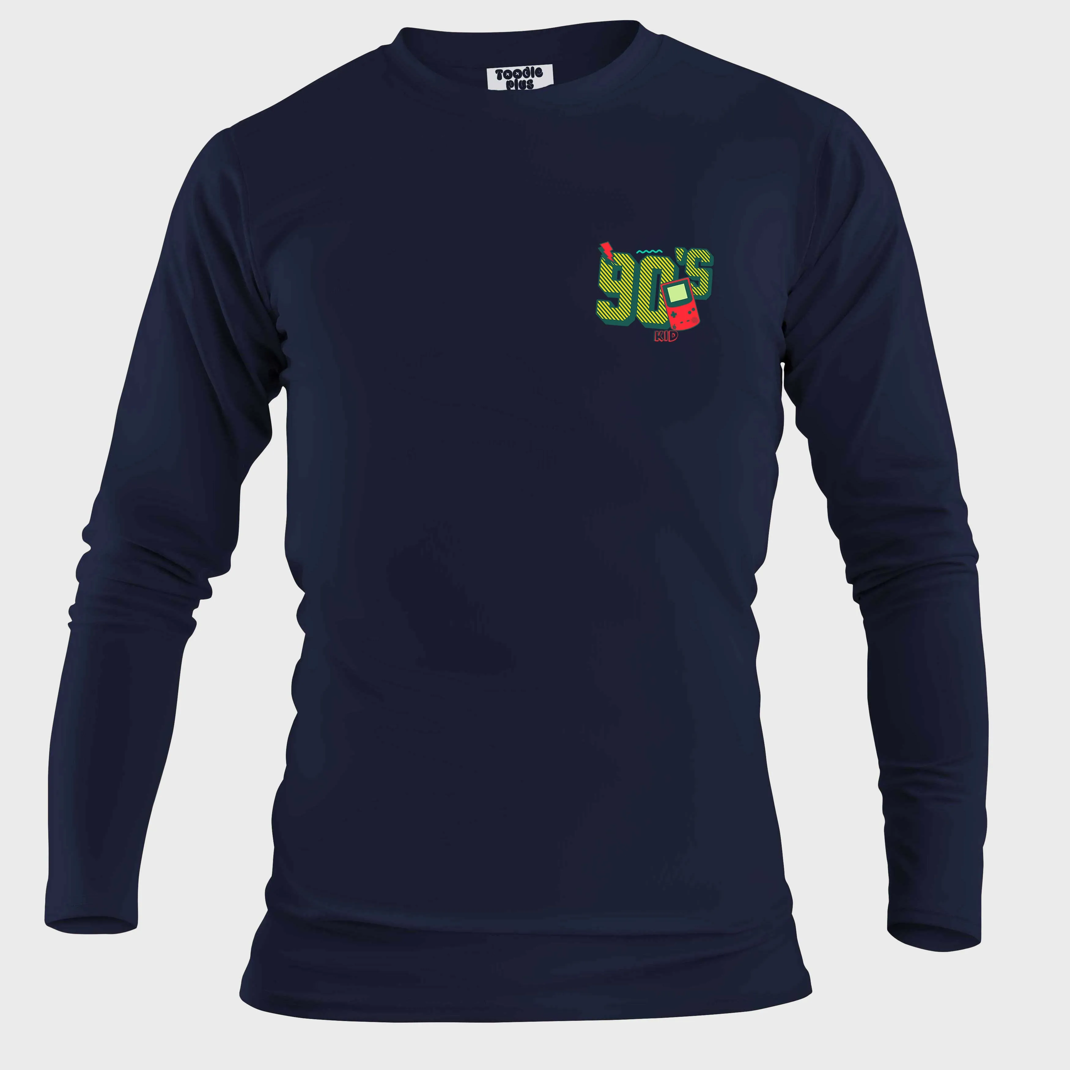 90's Kid Plus Size Full Sleeve T-shirt