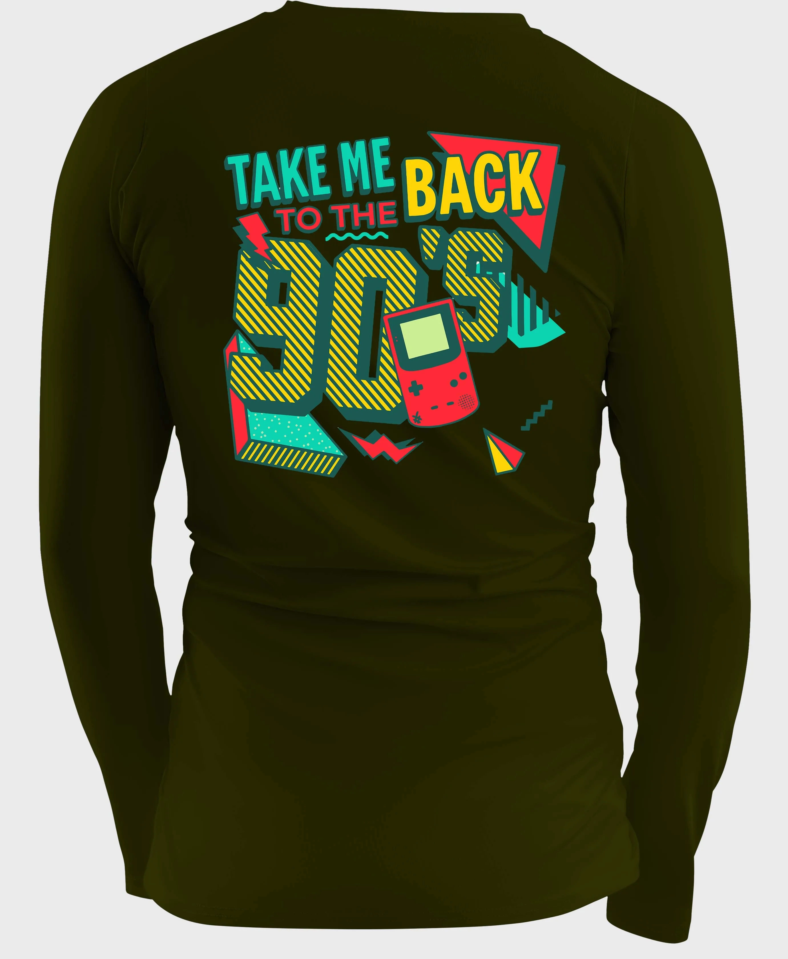 90's Kid Plus Size Full Sleeve T-shirt