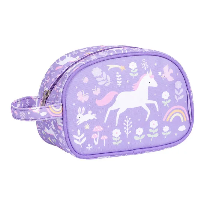 A Little Lovely Company Toiletry Bag: Unicorn Dreams