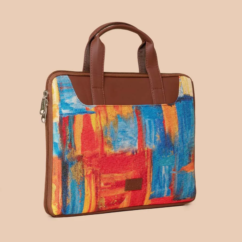 Abstract Amaze L-Zippered Laptop Sleeve