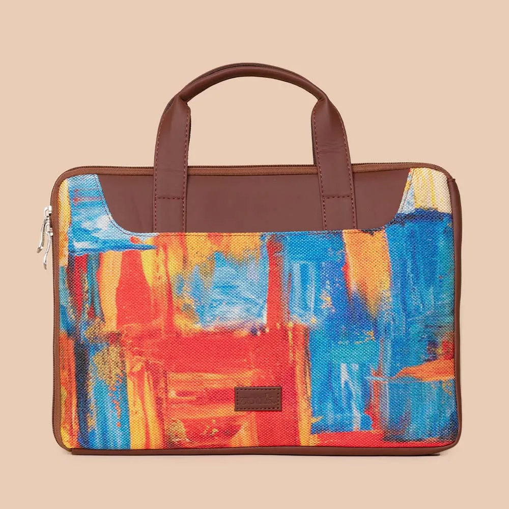 Abstract Amaze L-Zippered Laptop Sleeve