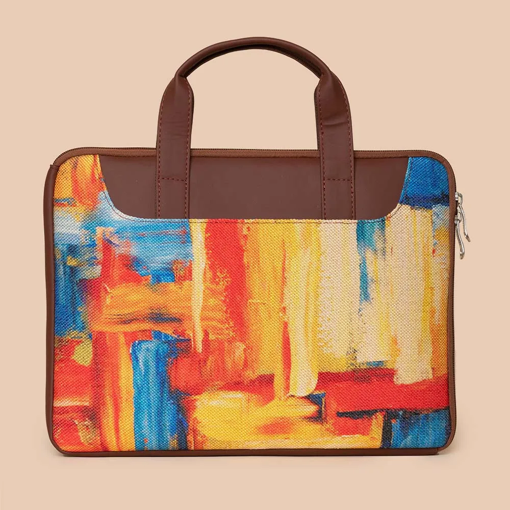 Abstract Amaze L-Zippered Laptop Sleeve