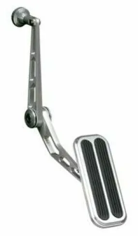 Accelerator Pedal Assembly with Rubber - Brushed Billet Aluminium LK-BAG-6074