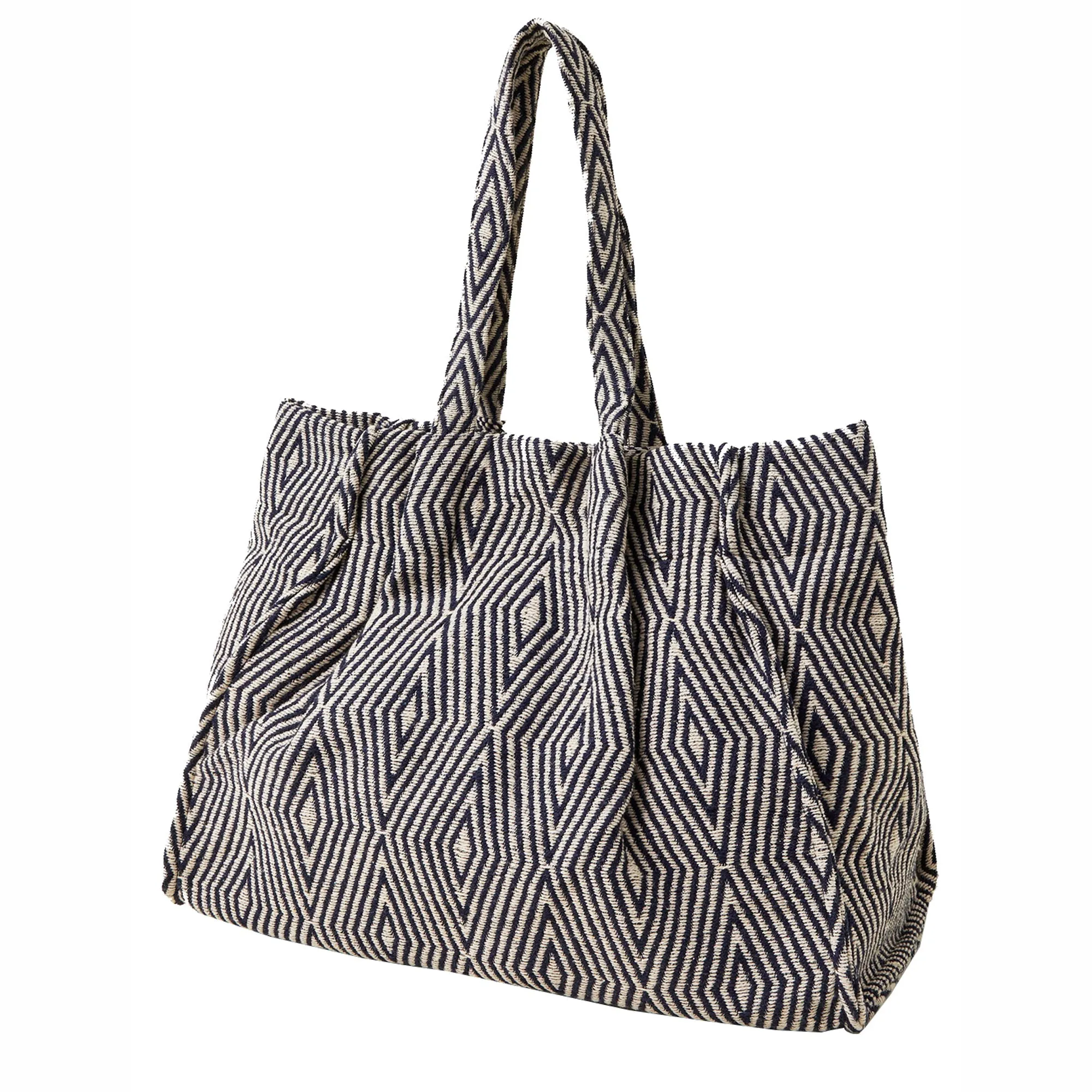 Accessorize London Women's Blue Aztec Tote Bag