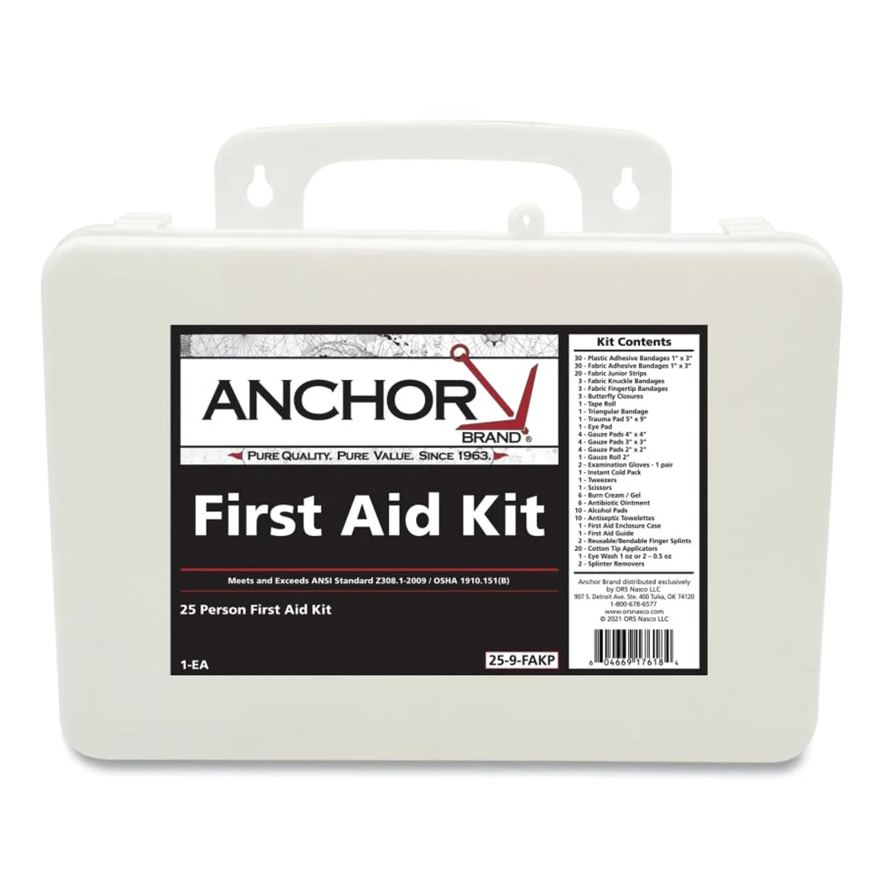 Anchor 25 Person First Aid Kit - Plastic