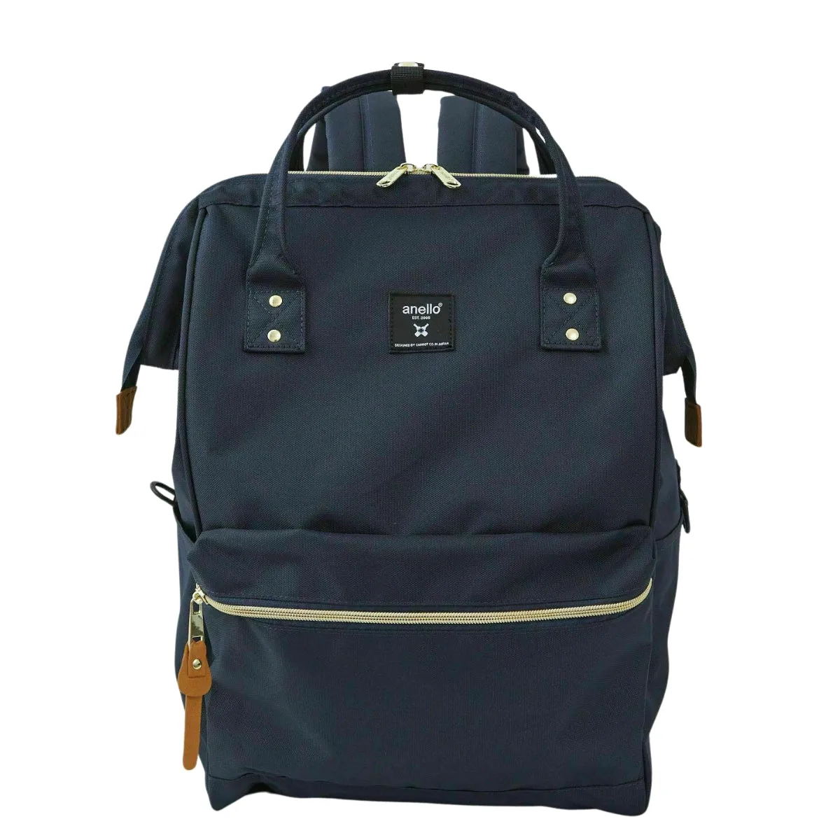 Anello Cross Bottle Backpack Large in Navy