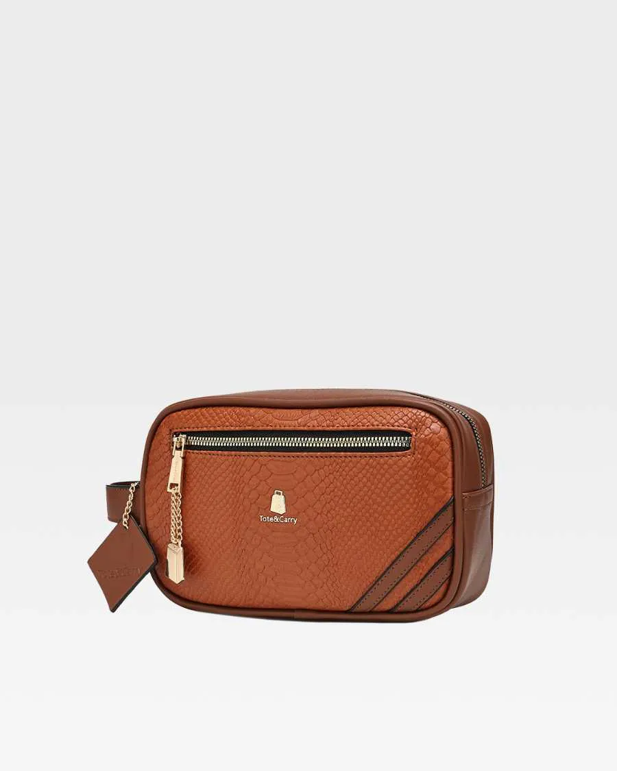 Apollo 1 Toiletry Bag in Caramel