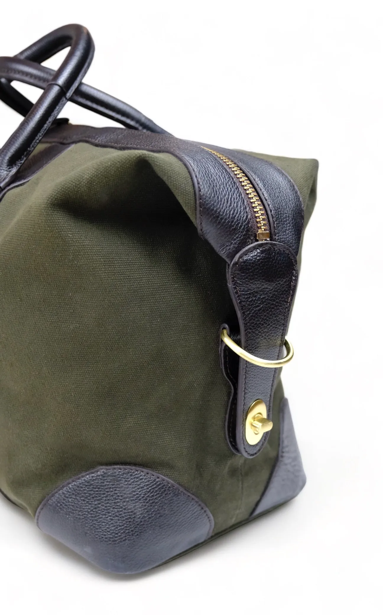 Baron - Dark Green Canvas Weekend Bag 24h/30L