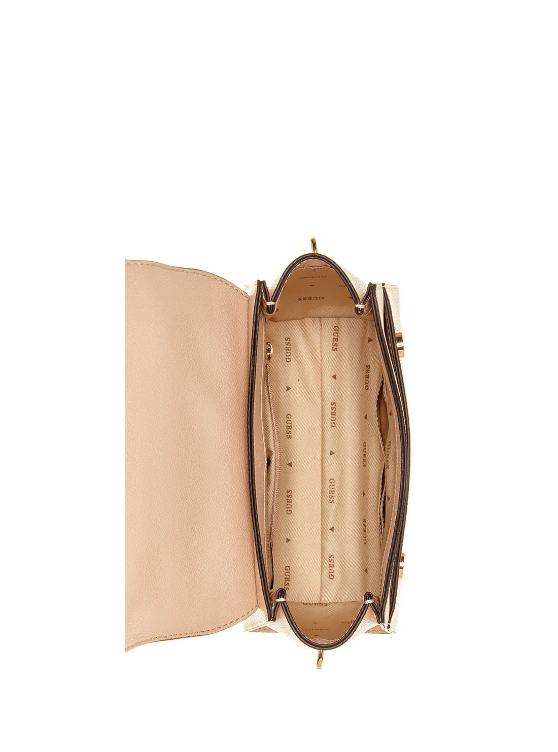 Beige Emera Satchel Bag