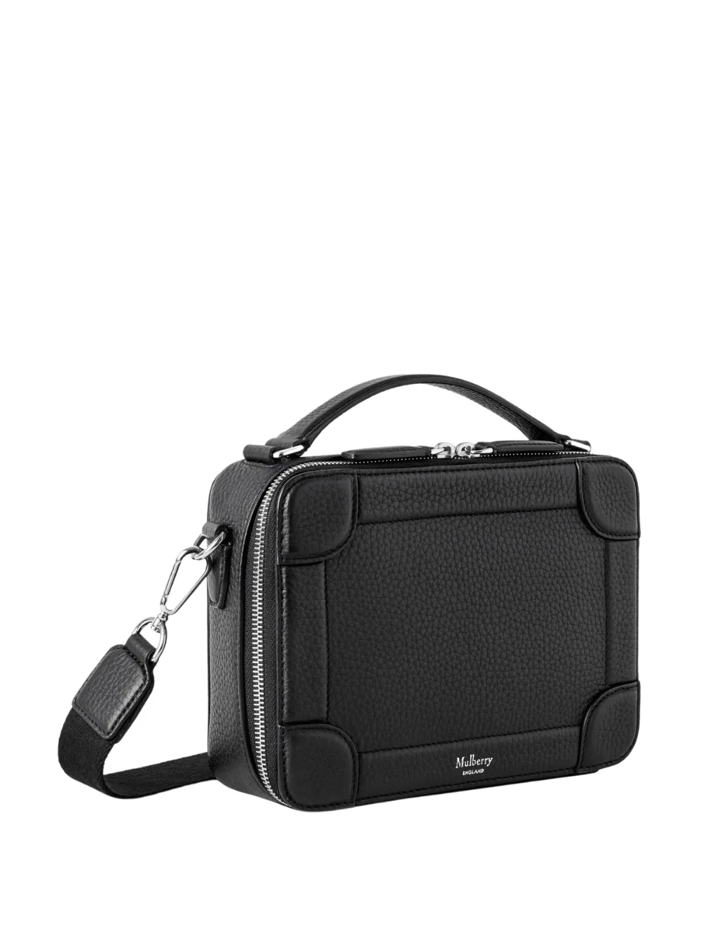 Belgrave Crossbody Messenger Heavy Grain (Black)