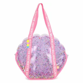 BILLIEBLUSH -  Clear Sequin Shell Bag - Multi