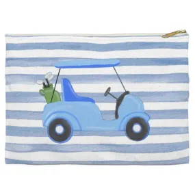 Blue Golf Cart Canvas Bag