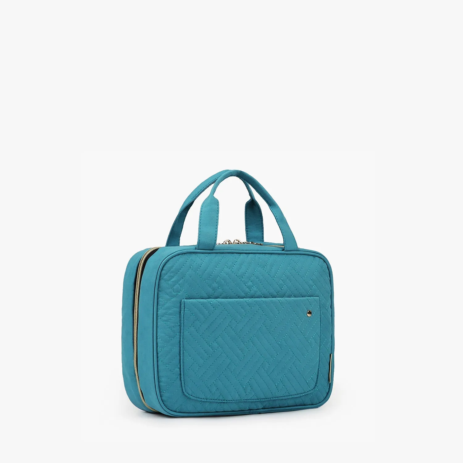 Bonchemin Teal The Space Saver Toiletry Bag