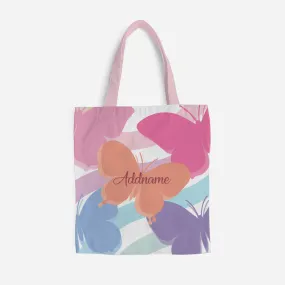 Butterfly Series Full Print Tote Bag - Pink