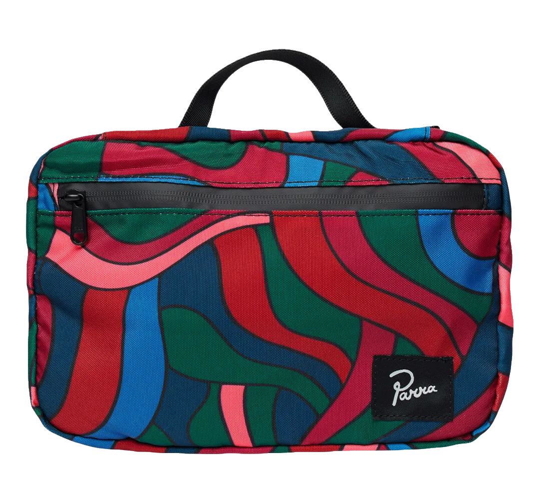 by Parra Distorted Waves Toiletry Bag