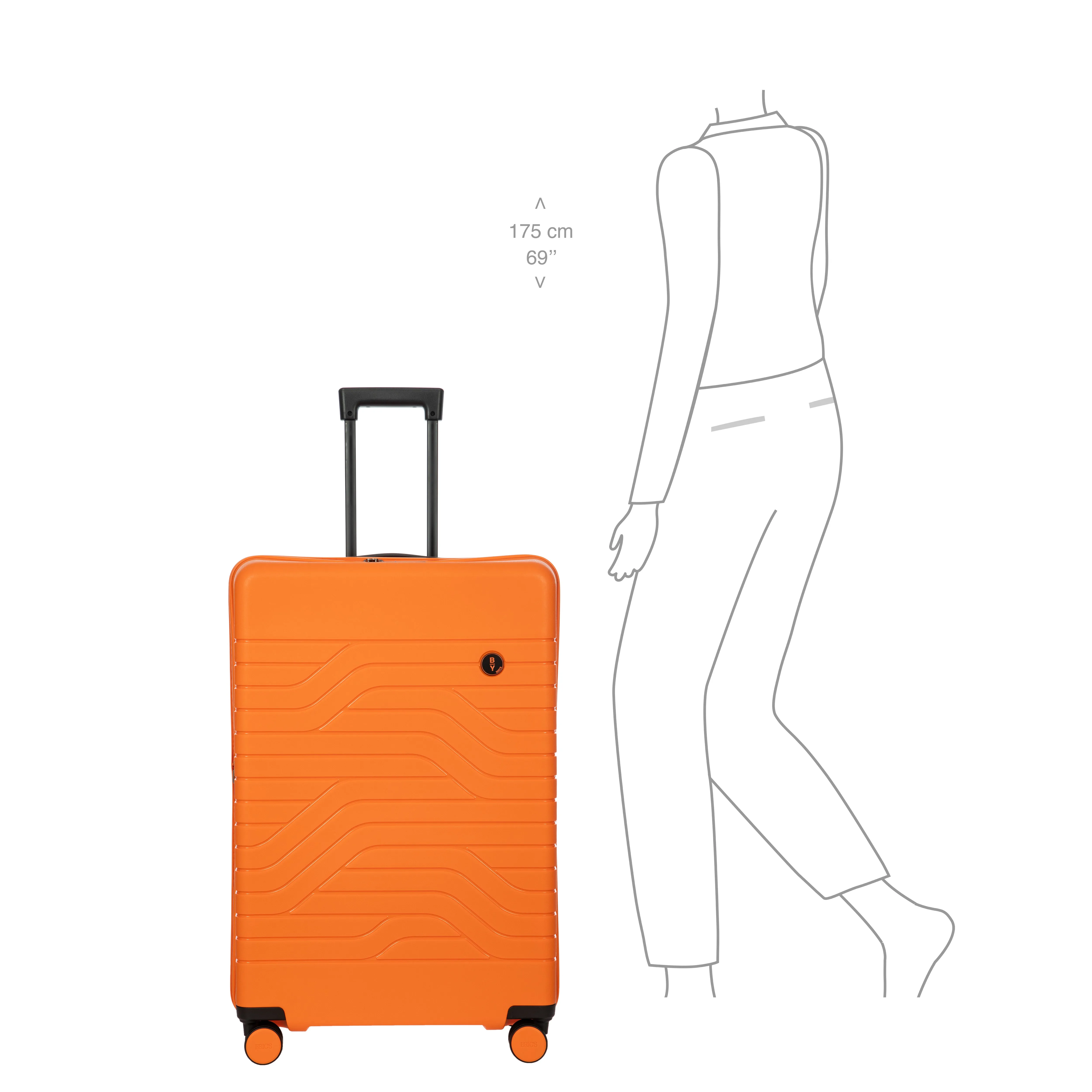 B|Y ULISSE 30" EXPANDABLE SPINNER // Orange