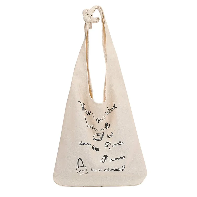 Canvas Hobo Bag | Shoulder Bag | Tote Bag