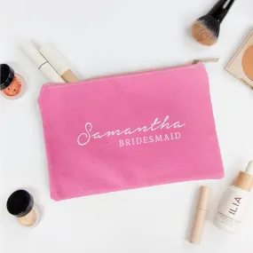 Canvas Makeup Bag - H