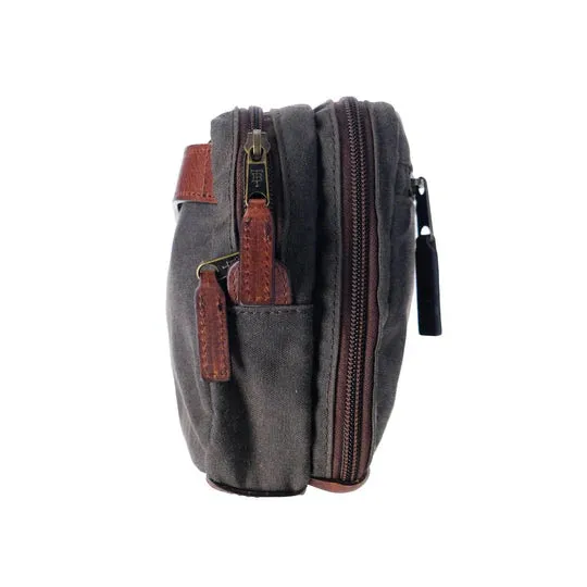 Canvas Toiletry Bag (Bark/Bark)