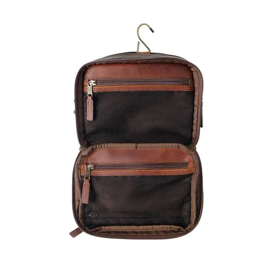 Canvas Toiletry Bag (Bark/Bark)