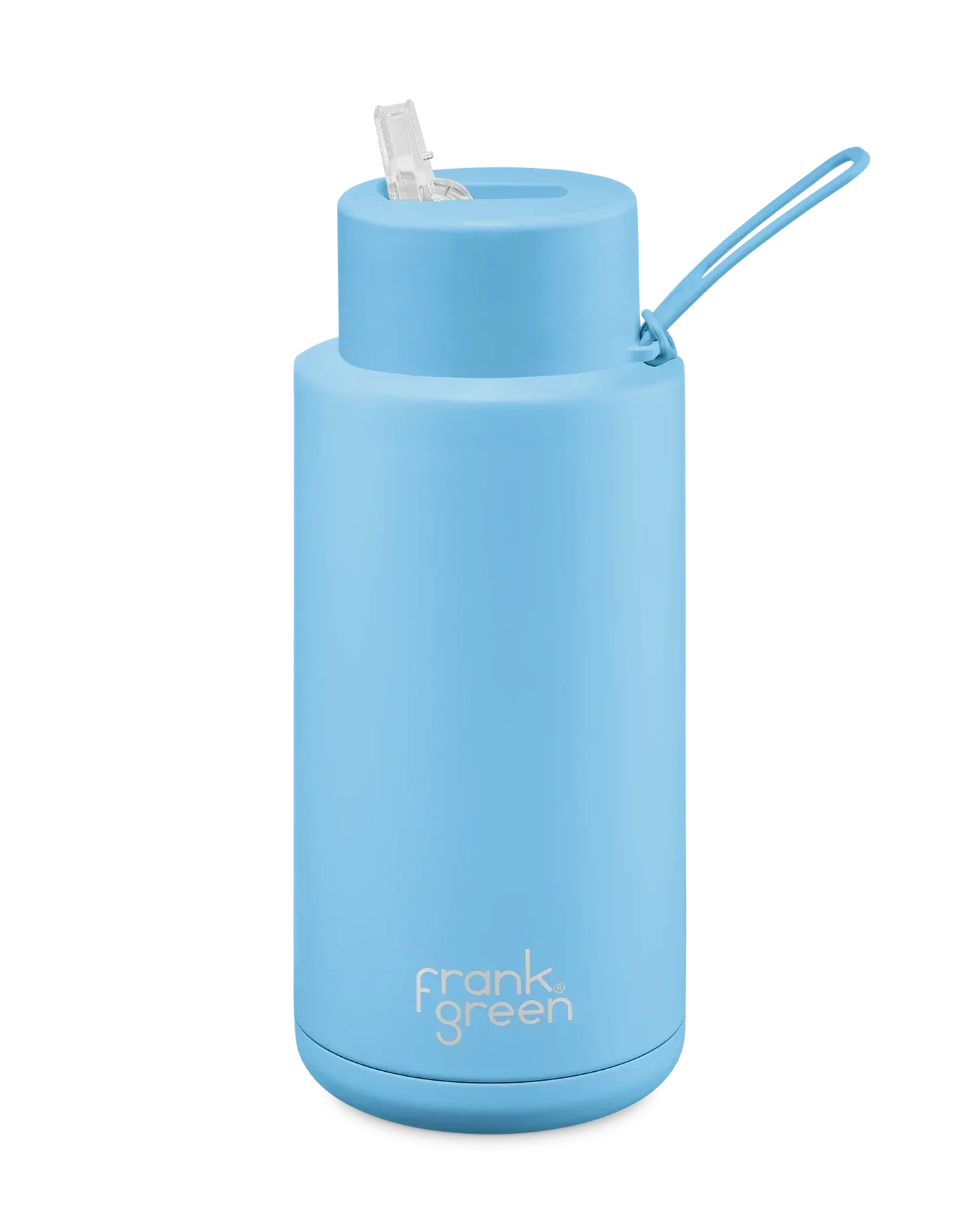 Ceramic Reusable Bottle - Sky Blue 34oz 1Lt