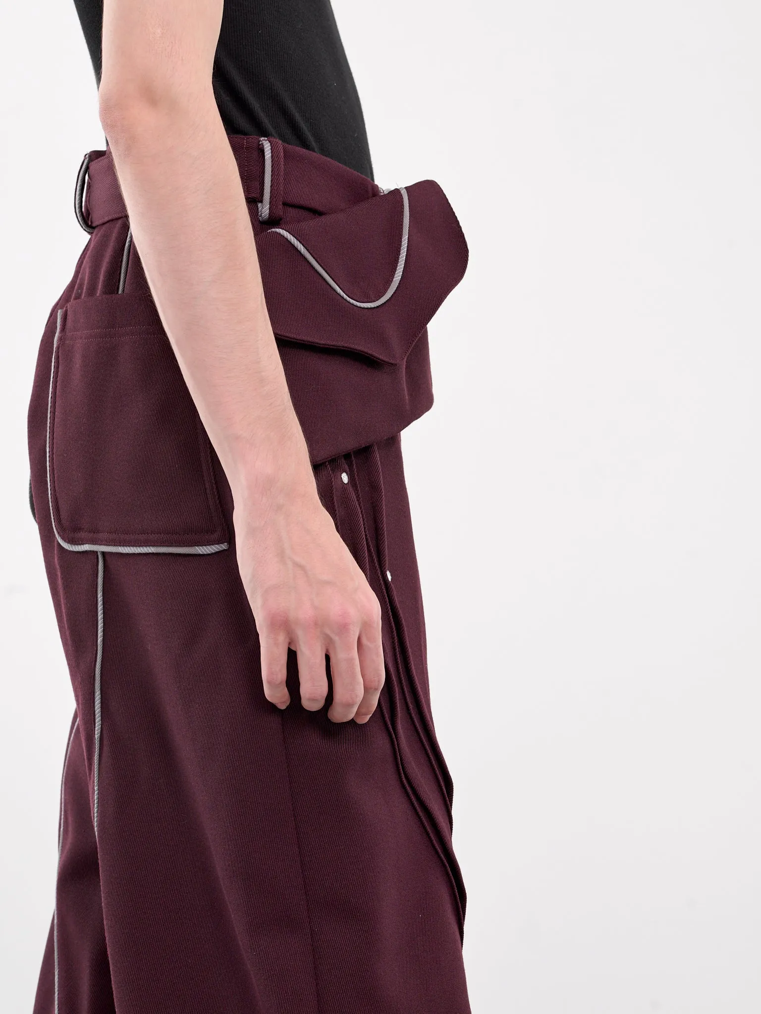 Chalice Trousers & Bag (T03-13-MAROON)