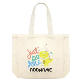 Children's Day Gift Series Just Be You Space Dinosaur Addname Shopping Bag