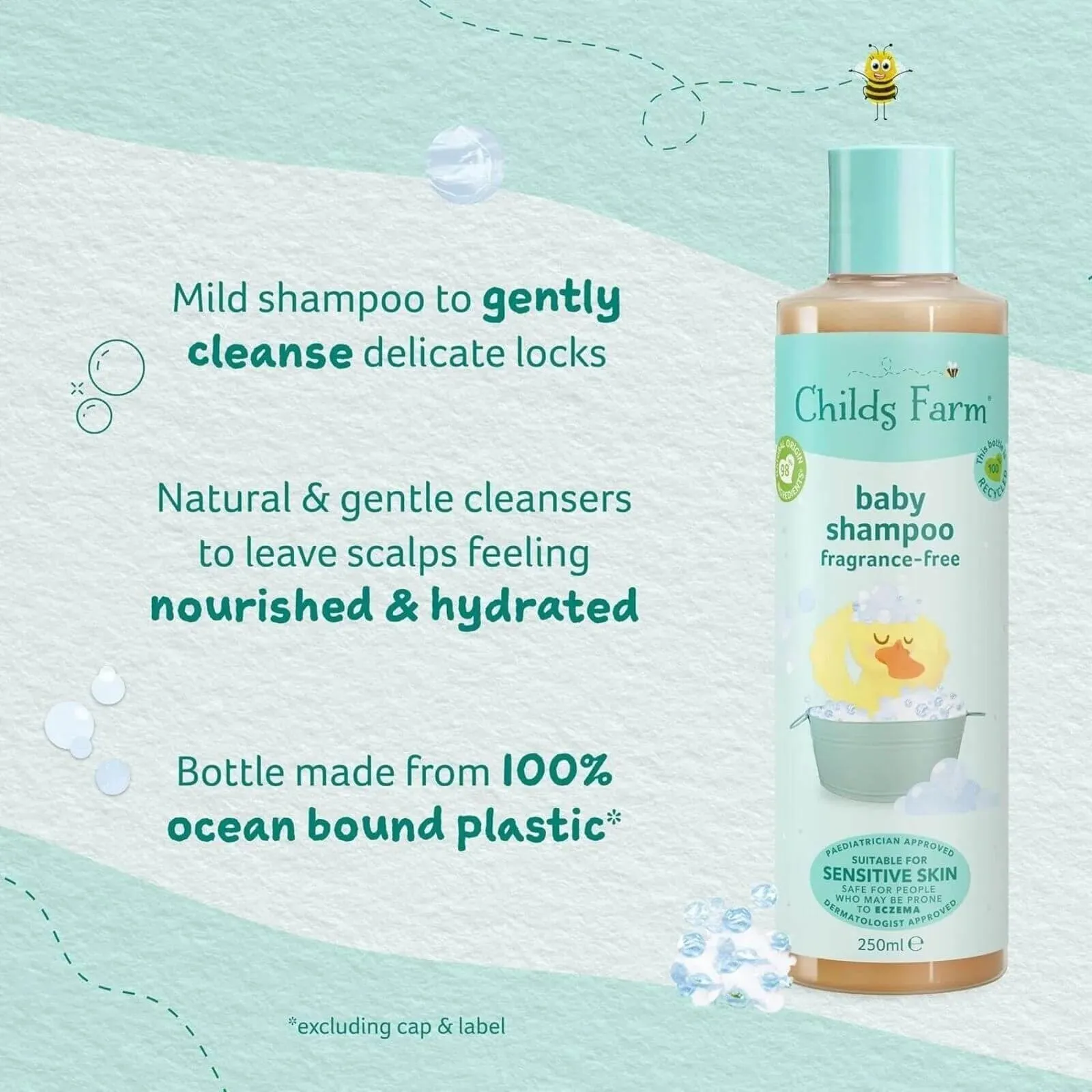 Childs Farm Baby Shampoo Unfragranced 250ml