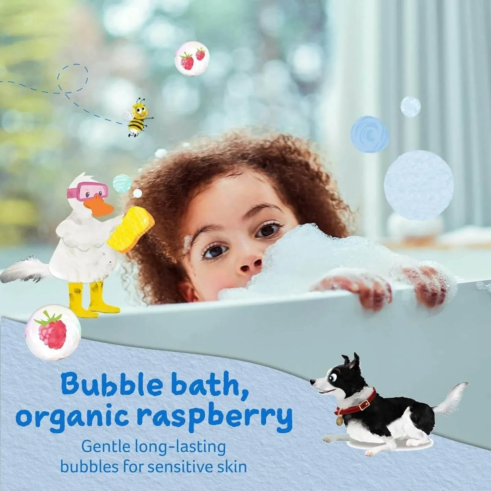 Childs Farm Bubble Bath Organic Raspberry 500ml