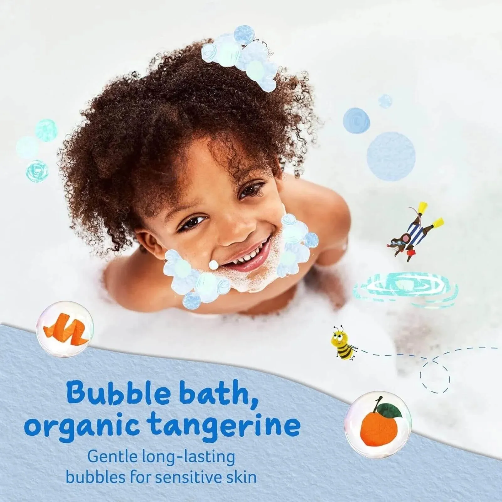 Childs Farm Bubble Bath Organic Tangerine 250ml