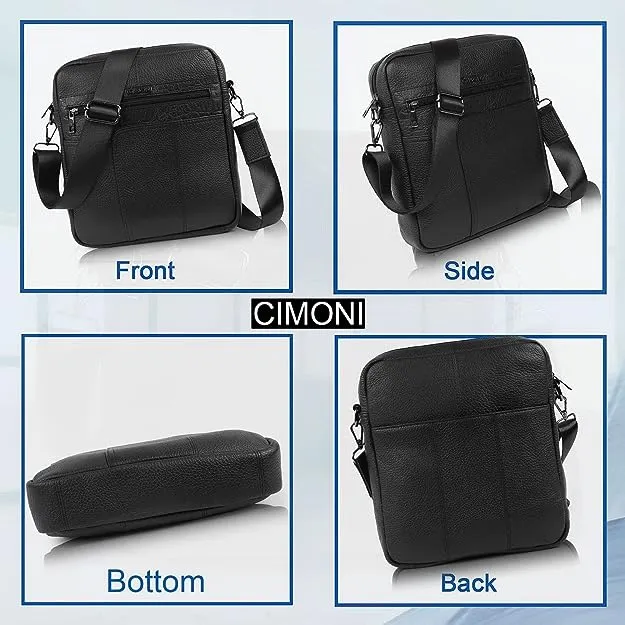 CIMONI Genuine Leather Casual Crossbody Daytrip Shoulder Men Sling bag