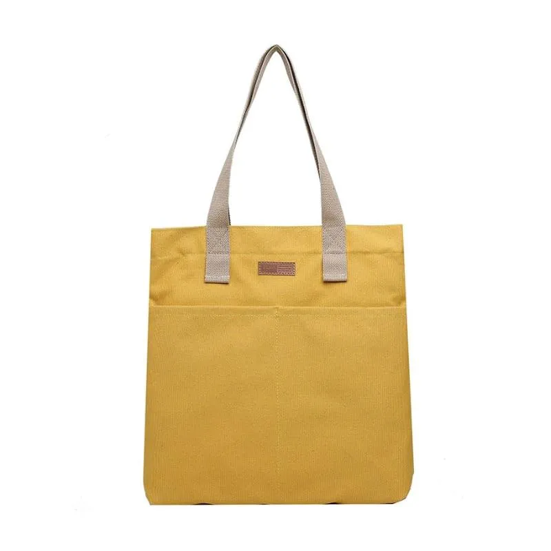 Classic Canvas Tote Bag | Shoulder Bag