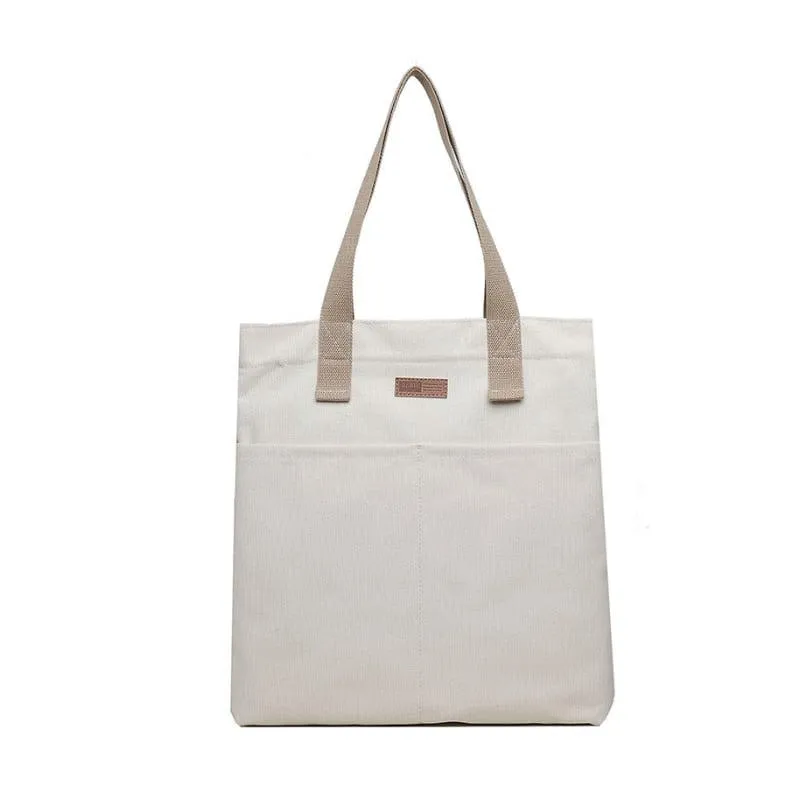 Classic Canvas Tote Bag | Shoulder Bag