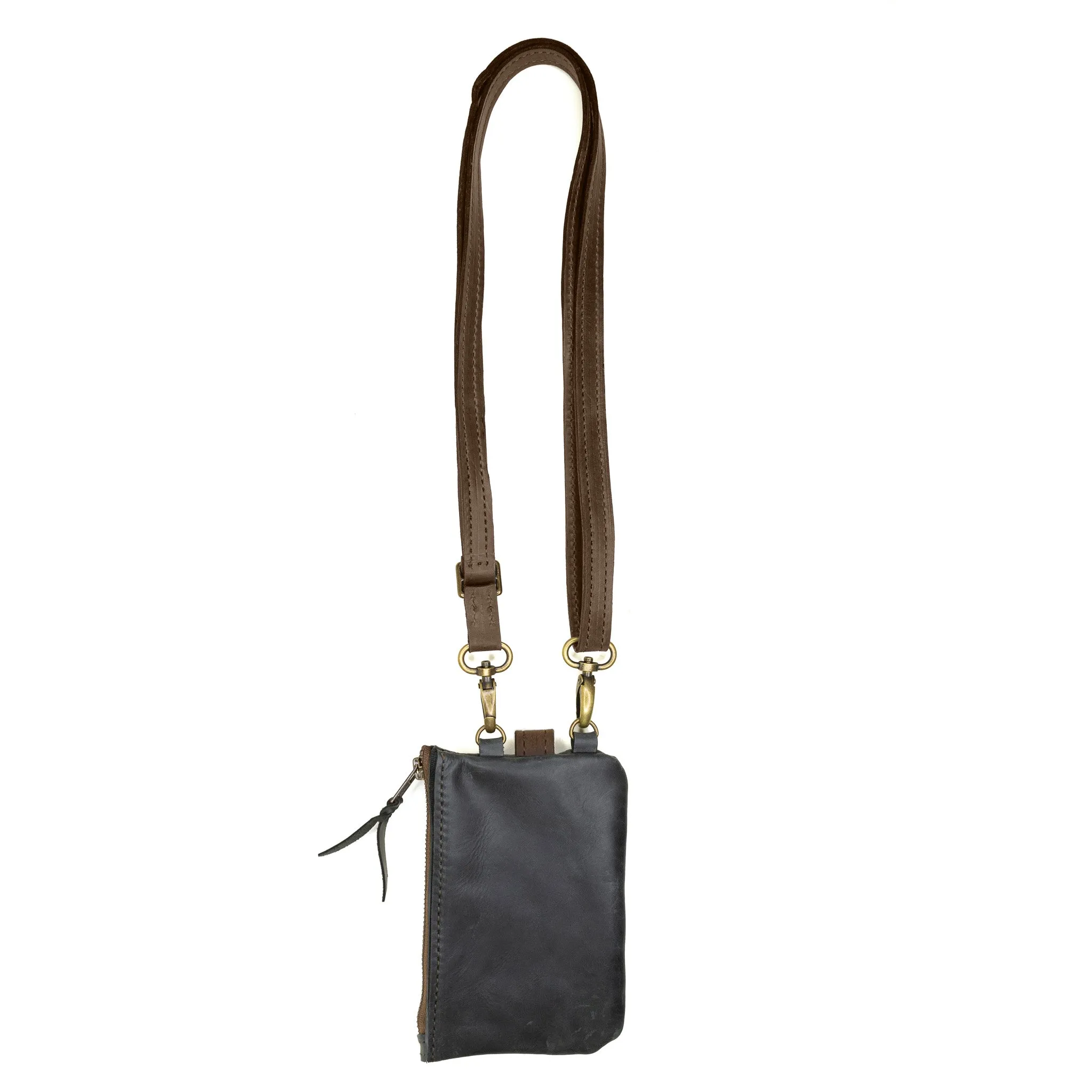 Concert Wristlet with Crossbody: Special Edition Raven/Cocoa