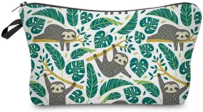 Cosmetic Bag for Women,Loomiloo Adorable Roomy Makeup Bags Travel Waterproof Toiletry Bag Accessories Organizer Sloth (Sloth 51476)