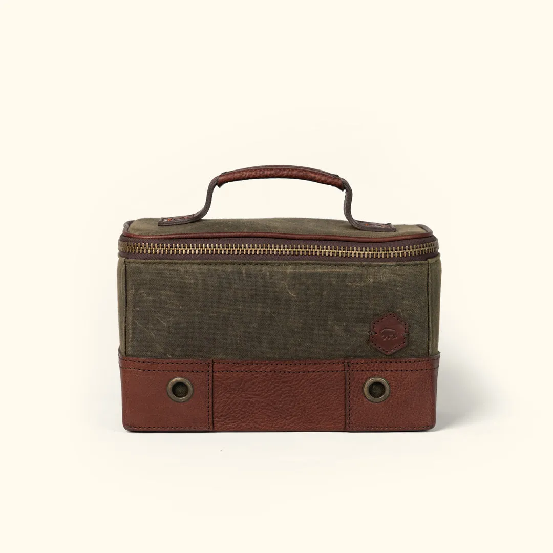 Dakota Shell Shooting Bag | Waxed Canvas and Leather