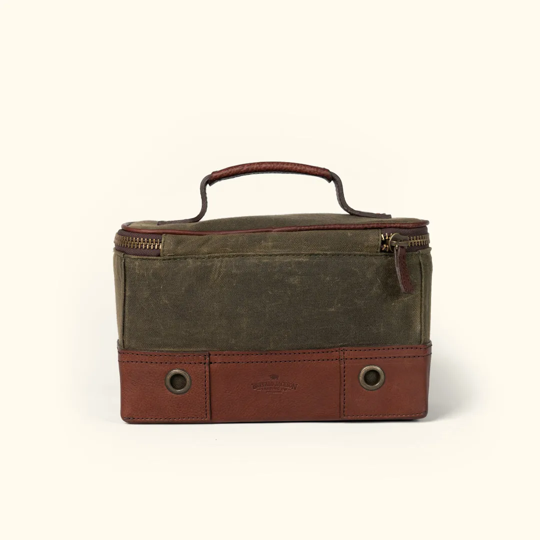 Dakota Shell Shooting Bag | Waxed Canvas and Leather