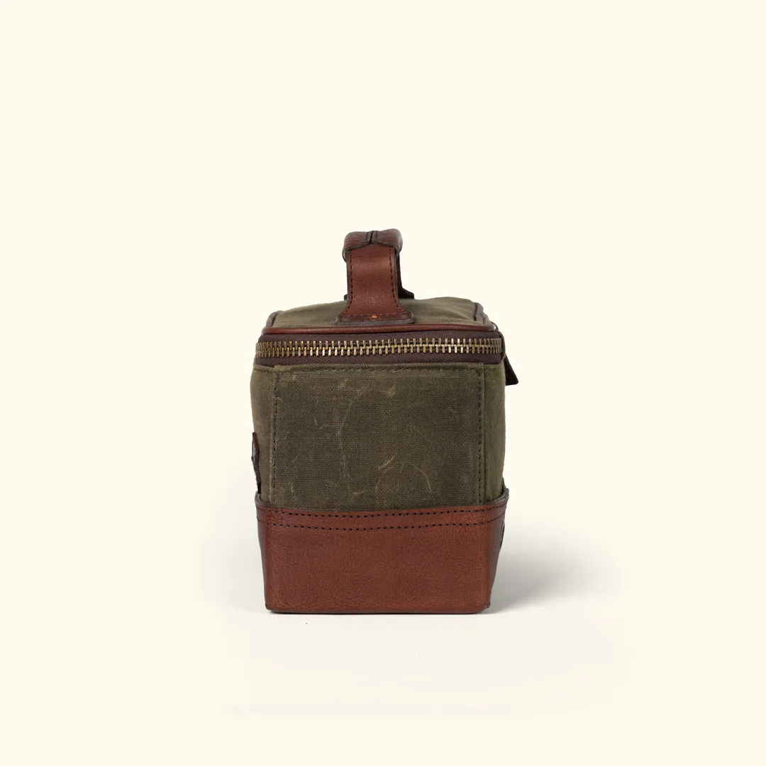 Dakota Shell Shooting Bag | Waxed Canvas and Leather