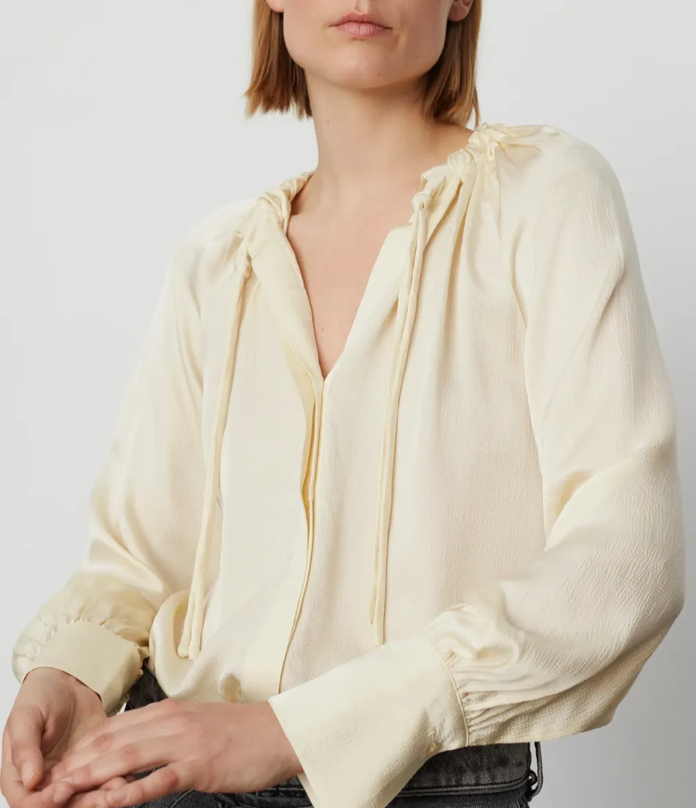 DAY Birger Et Mikkelson Grace Cream Fluid Texture Shirt