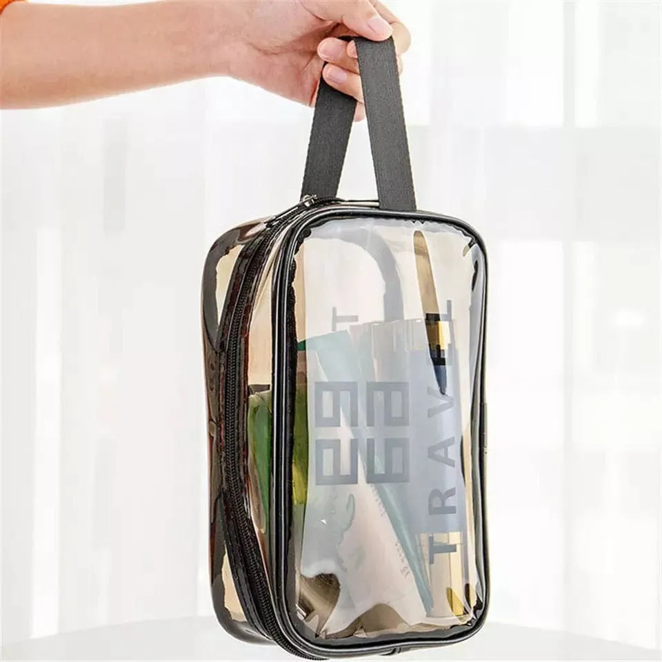 Dream Travel Bag, Easy To Travel Storage Bag, Transparent PVC Portable Travel Cosmetic Bag, Waterproof Travel Makeup Bag