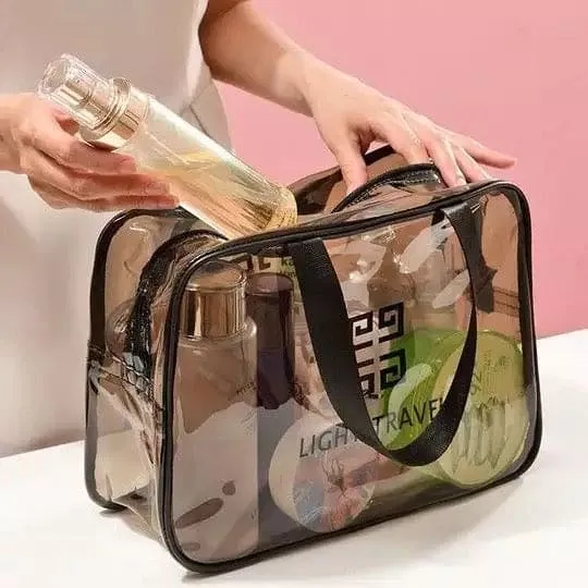 Dream Travel Bag, Easy To Travel Storage Bag, Transparent PVC Portable Travel Cosmetic Bag, Waterproof Travel Makeup Bag