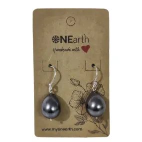 Drop Baroque Shell Pearl Earrings